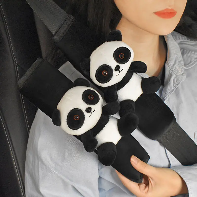 1 шт., милая Мультяшная игрушка в виде животного, чехол для ремня безопасности автомобиля, подушка для ремня безопасности, автоматический плечевой ремень, защитная накладка для детей/Kids . ' - ' . 1