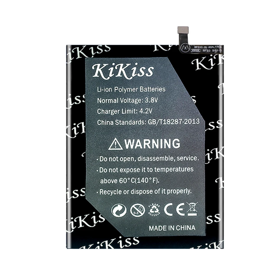 KiKiss 5550 мАч Аккумулятор для Vernee Mix2 Аккумулятор Высокого Качества Литий-ионный Аккумулятор Замена для смартфона Vernee Mix 2 . ' - ' . 1