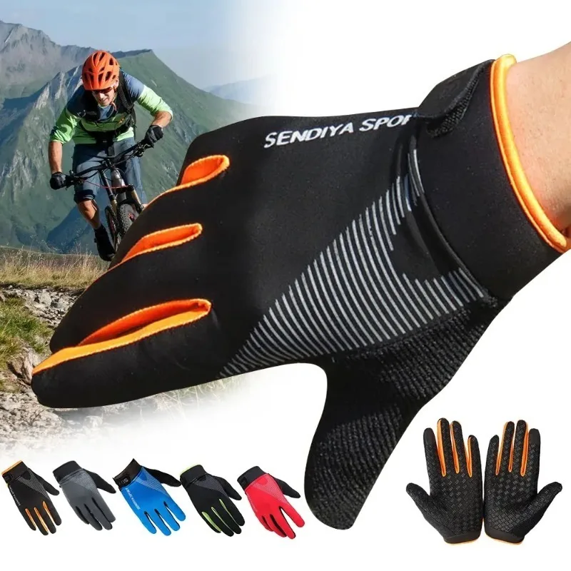 Велосипедные дышащие нескользящие перчатки с сенсорным экраном, Альпинизм, Фитнес, солнцезащитные велосипедные перчатки из ультратонкой ткани . ' - ' . 1