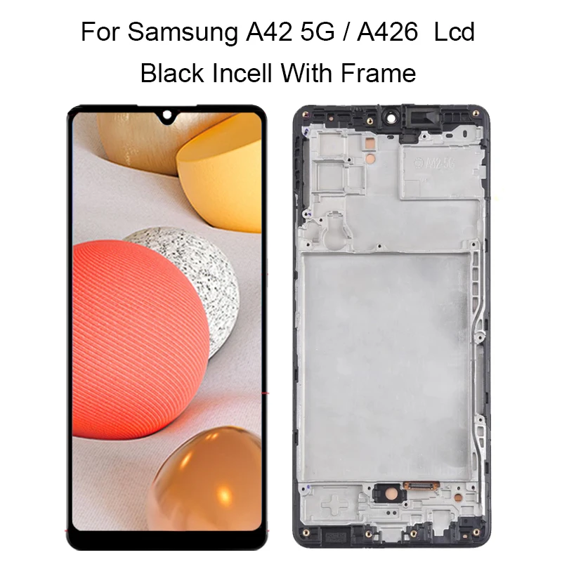 Мобильный телефон A42 5G ЖК-запчасти Для Samsung Galaxy A42 5G A426 A426B A426U ЖК-дисплей с Сенсорным экраном Дигитайзер в Сборе с fram . ' - ' . 1