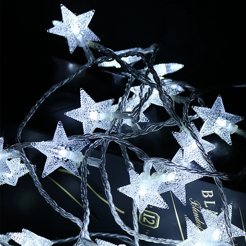1,5 м/3 м/6 м/10 м, светодиодные гирлянды со звездами, Рождественская гирлянда, батарея с питанием от USB, Свадебная вечеринка, гирлянда для занавесок, Сказочные лампы для дома . ' - ' . 2