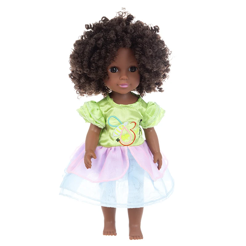 35 см Африканская кукла Рождественский лучший подарок для маленьких девочек Черная игрушка Мини Милая взрывная кукла с прической Для девочек . ' - ' . 2