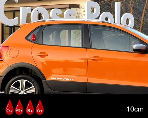 Aliauto автостайлинг Группа крови Авария Своевременное спасение Светоотражающая наклейка на автомобиль для VW Chevrolet Ford Lada Skoda . ' - ' . 2