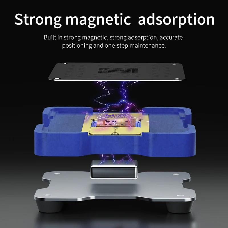 MaAnt C1 Магнитодинамическая платформа для посадки олова для телефона A8-A15 Hisilicon Qualcomm BGA Универсальный Набор трафаретов для реболлинга . ' - ' . 2