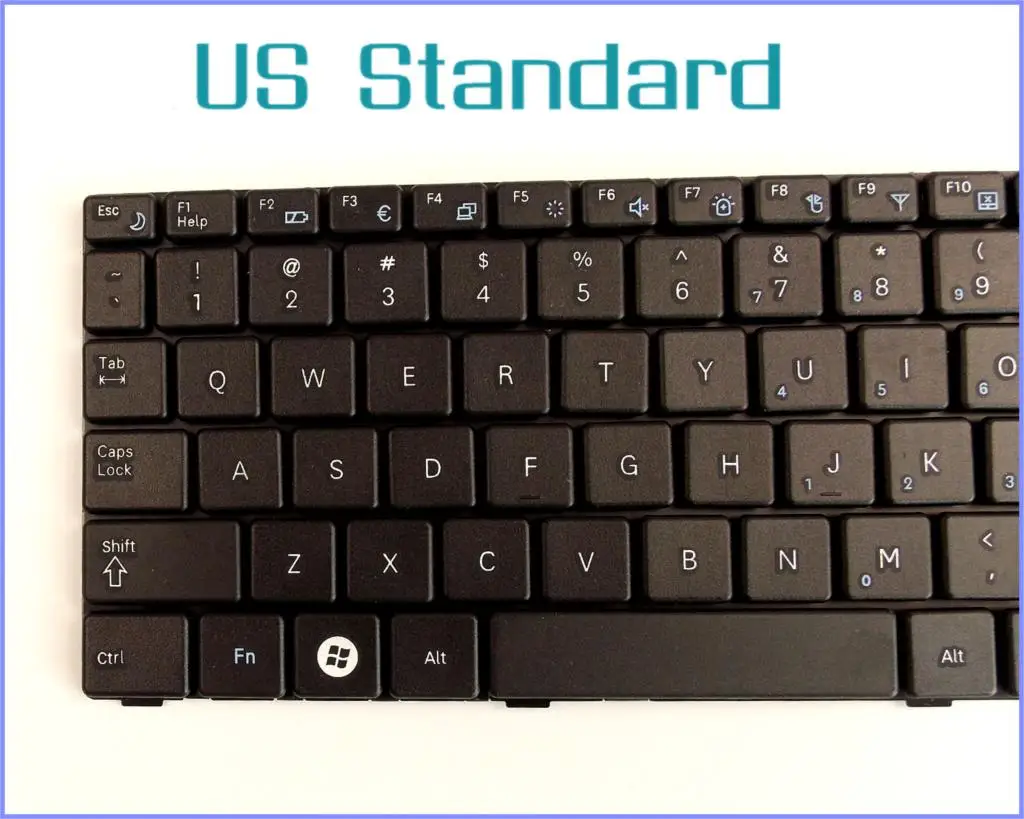 Клавиатура американской английской версии для ноутбука Samsung N128 N145 N148 N150 NB30 N143 NB20 NB128 N148P NB30P . ' - ' . 2