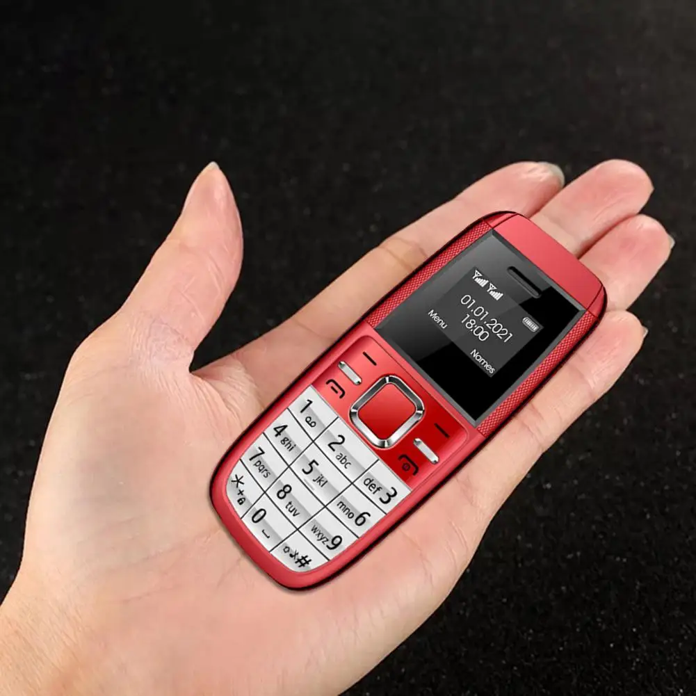 Компактные большие кнопки, Многофункциональный GSM четырехдиапазонный карманный мобильный телефон для бабушки, супер мини-телефон, мини-телефон с клавиатурой . ' - ' . 2