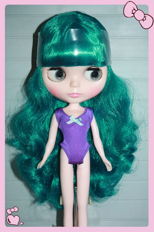 Кукла CC Nude blyth с зелеными волосами, подходящая для девочки ksm 3030303 . ' - ' . 2