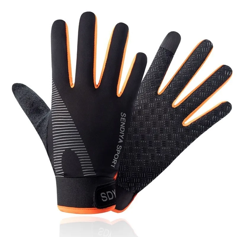 Велосипедные дышащие нескользящие перчатки с сенсорным экраном, Альпинизм, Фитнес, солнцезащитные велосипедные перчатки из ультратонкой ткани . ' - ' . 3