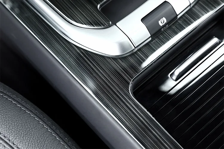 Нержавеющая Сталь, Черная Матовая внутренняя отделка рамы панели переключения передач Центральной консоли Для Land Rover Discovery Sport 2015-17 . ' - ' . 3