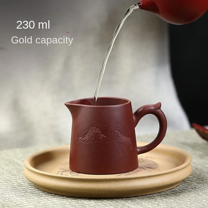 Чайный набор из фиолетовой глины-это все диспенсер для чая ручной работы, аксессуары для чайного сервиза, наслаждайтесь, справедливая чашка . ' - ' . 3