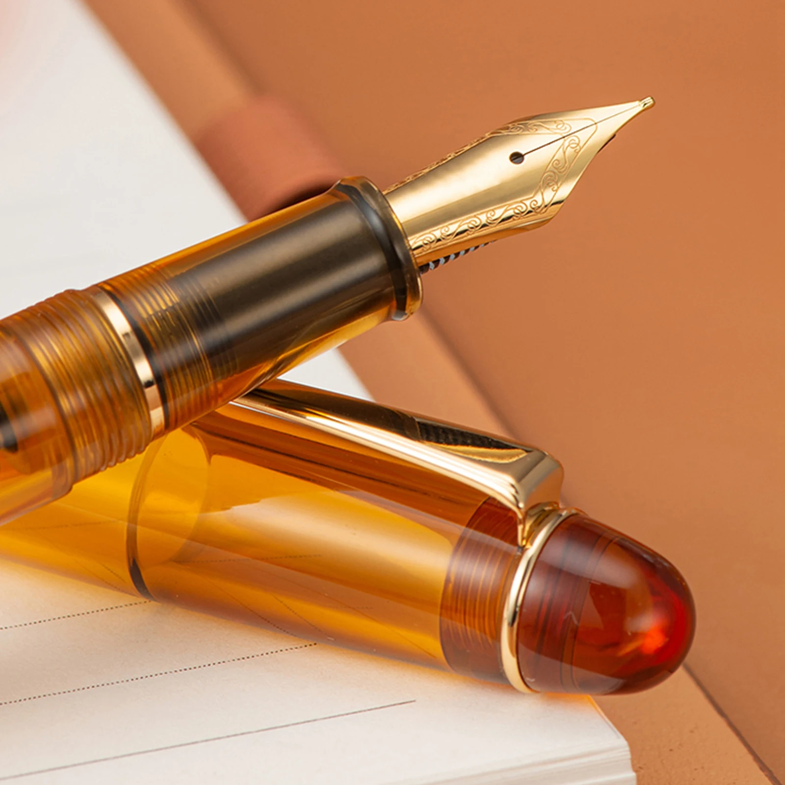Авторучка Asvine V126 с вакуумным наполнением EF F M Наконечник Матовая акриловая ручка для письма офисные школьные принадлежности каллиграфическая ручка с коробкой . ' - ' . 4
