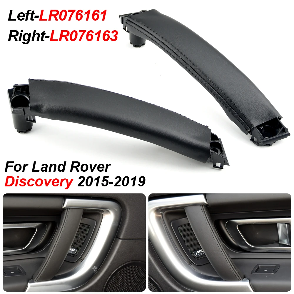 Ручка для Тяги Левой Внутренней Двери Автомобиля из черной Искусственной Кожи Подходит для Land Rover L550 Discovery Sport 2015-2017 2018 2019 LR076161 LR076163 . ' - ' . 4