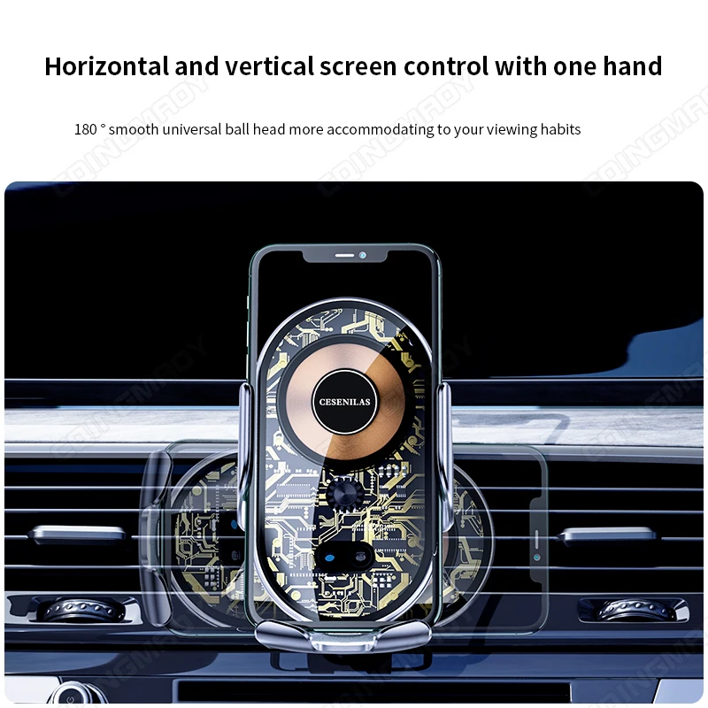 Механический прозрачный держатель для мобильного телефона Lincoln Z MKC MKX MKZ Continental Nautilus Aviator Беспроводной зарядный кронштейн . ' - ' . 5